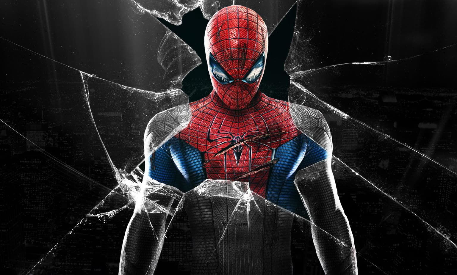 Wallpaper #7v_Ka5MB3lSXT3zUneiq278 Spiderman Shooting Web at Screen