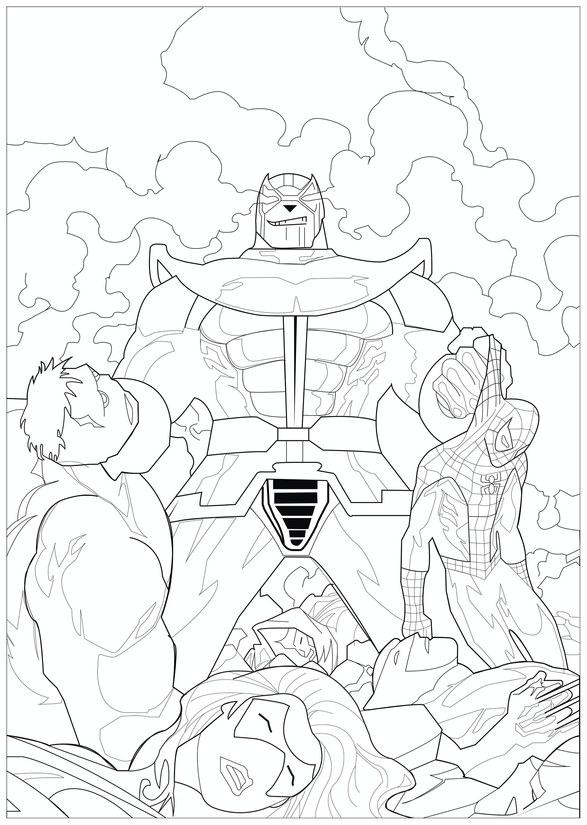 Wallpaper #kjEGNpMB5zzyi_yYplhx81 Free Printable Coloring Pages Marvel