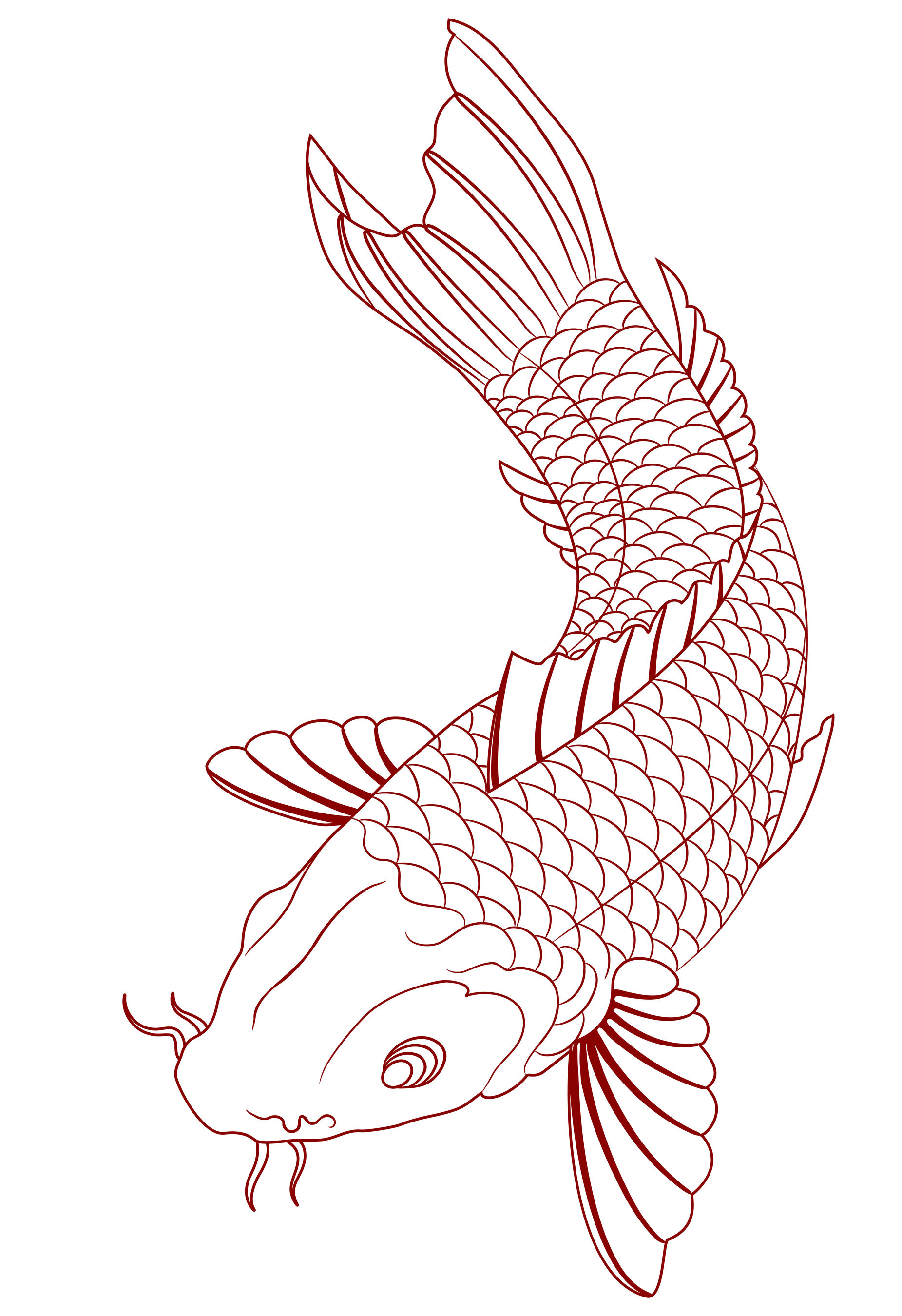 Wallpaper #5e6bc Black Yellow Koi Fish Fish Koi Tattoo Png and Vector with 5016 the
