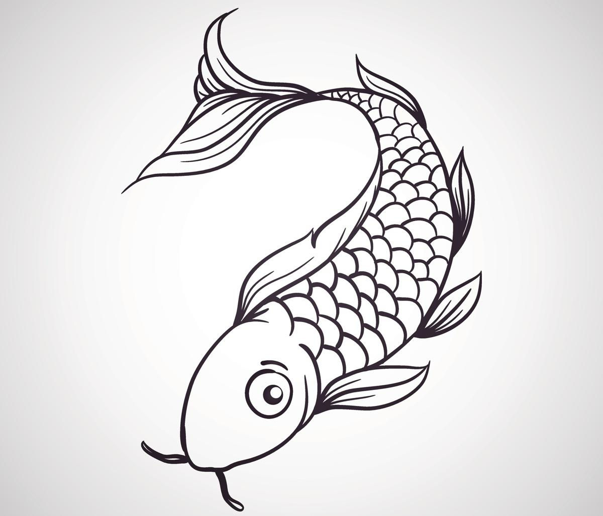 Wallpaper #5e6bc Black Yellow Koi Fish Fish Koi Tattoo Png and Vector with 5016 the
