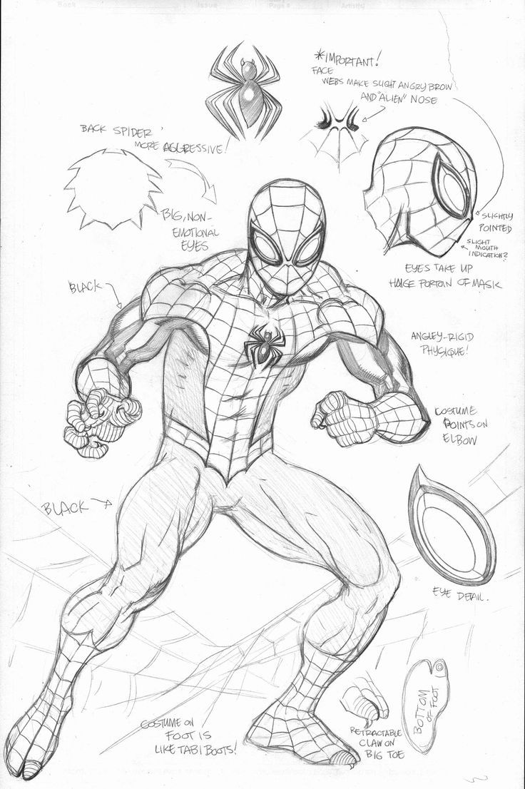 Wallpaper #q7gk1pIBJvJKYCmEoNw0117 Spiderman Drawing in Pencil at Getdrawings Free Download
