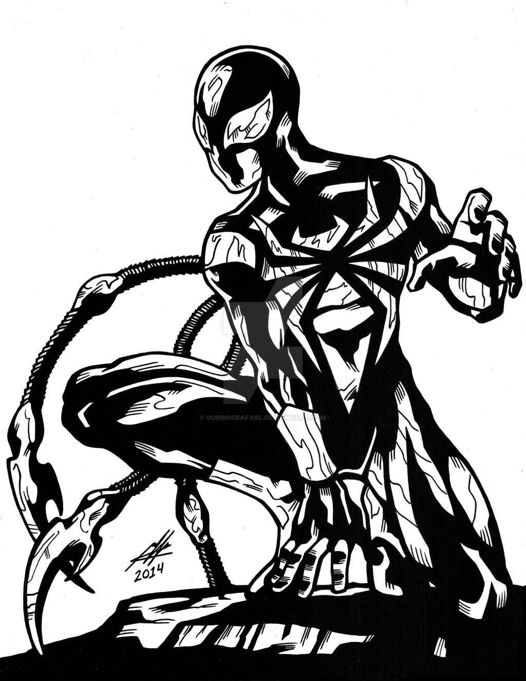 Wallpaper #zWeuD5MBSpphPi3-xu9U300 Spiderman Line Drawing at Getdrawings Free Download
