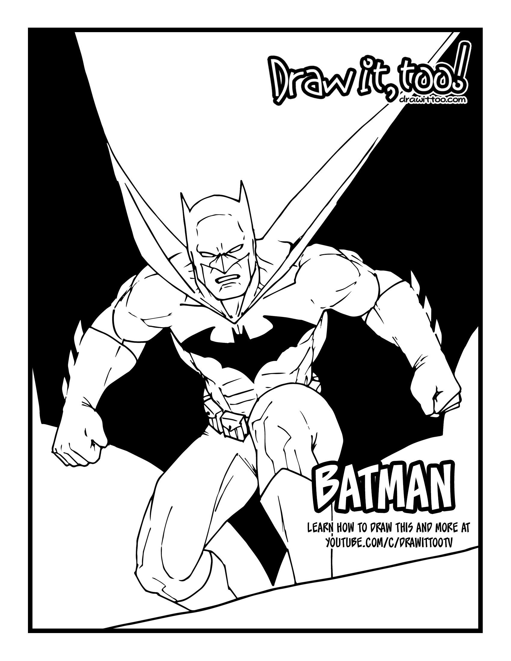 Wallpaper #NneDJpMB-pgBXx60OaJg242 Batman Drawing Tutorial at Getdrawings Free Download