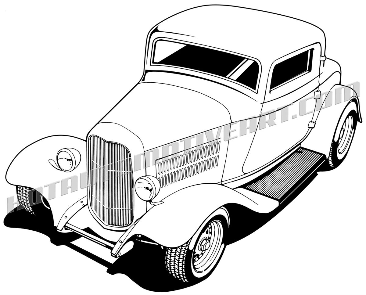 Wallpaper #1RkzOI8BtGB6xQ78bKc456 Classic Car Line Drawing at Getdrawings Free Download