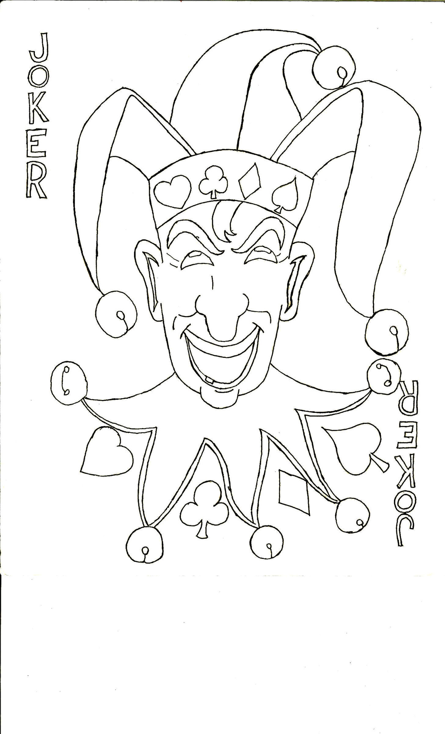 Wallpaper #a150b Joker Art Joker Card Playing Cards Art Original Man Cave Art Etsy