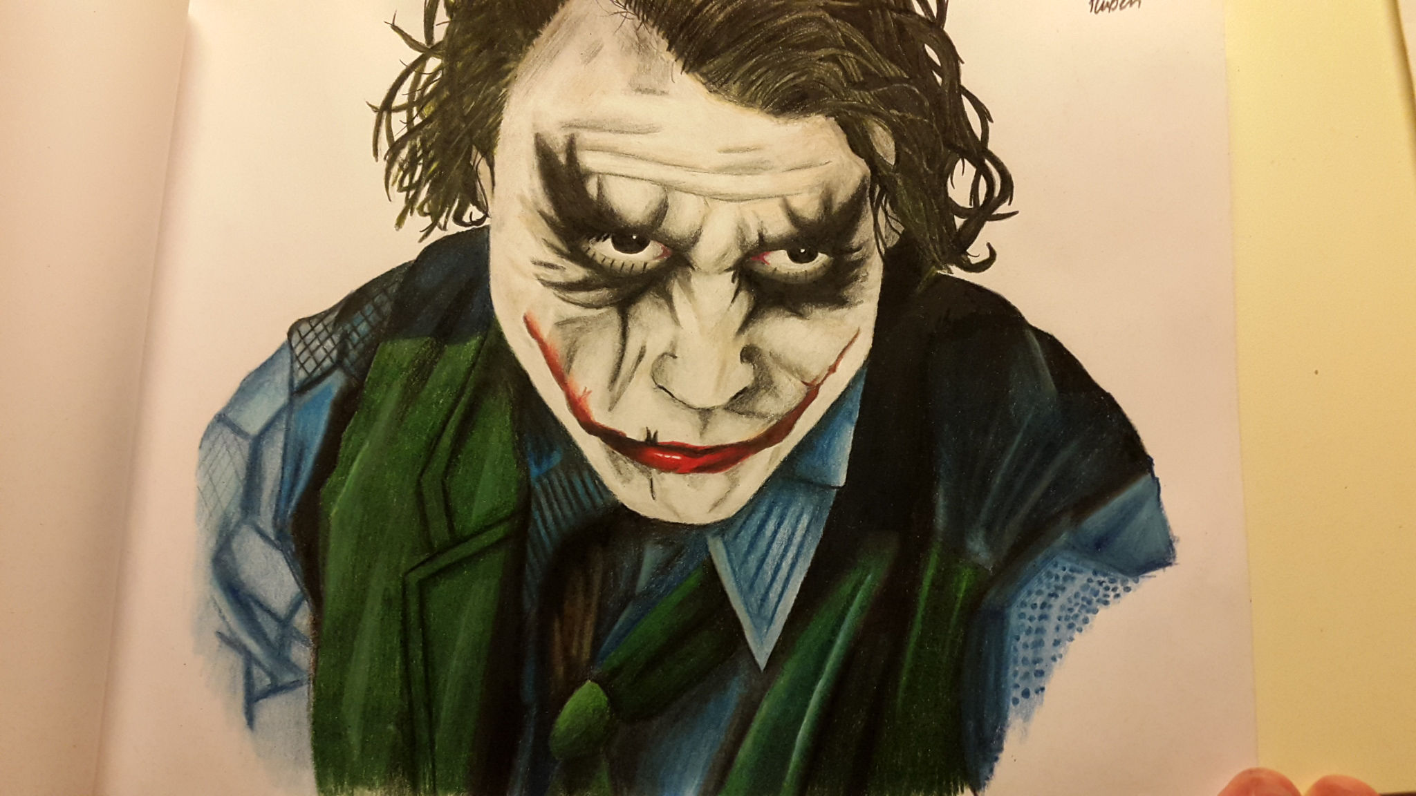Wallpaper #FGdoEJMBSpphPi3-TvPv20 Joker Heath Ledger Drawing at Getdrawings Free Download
