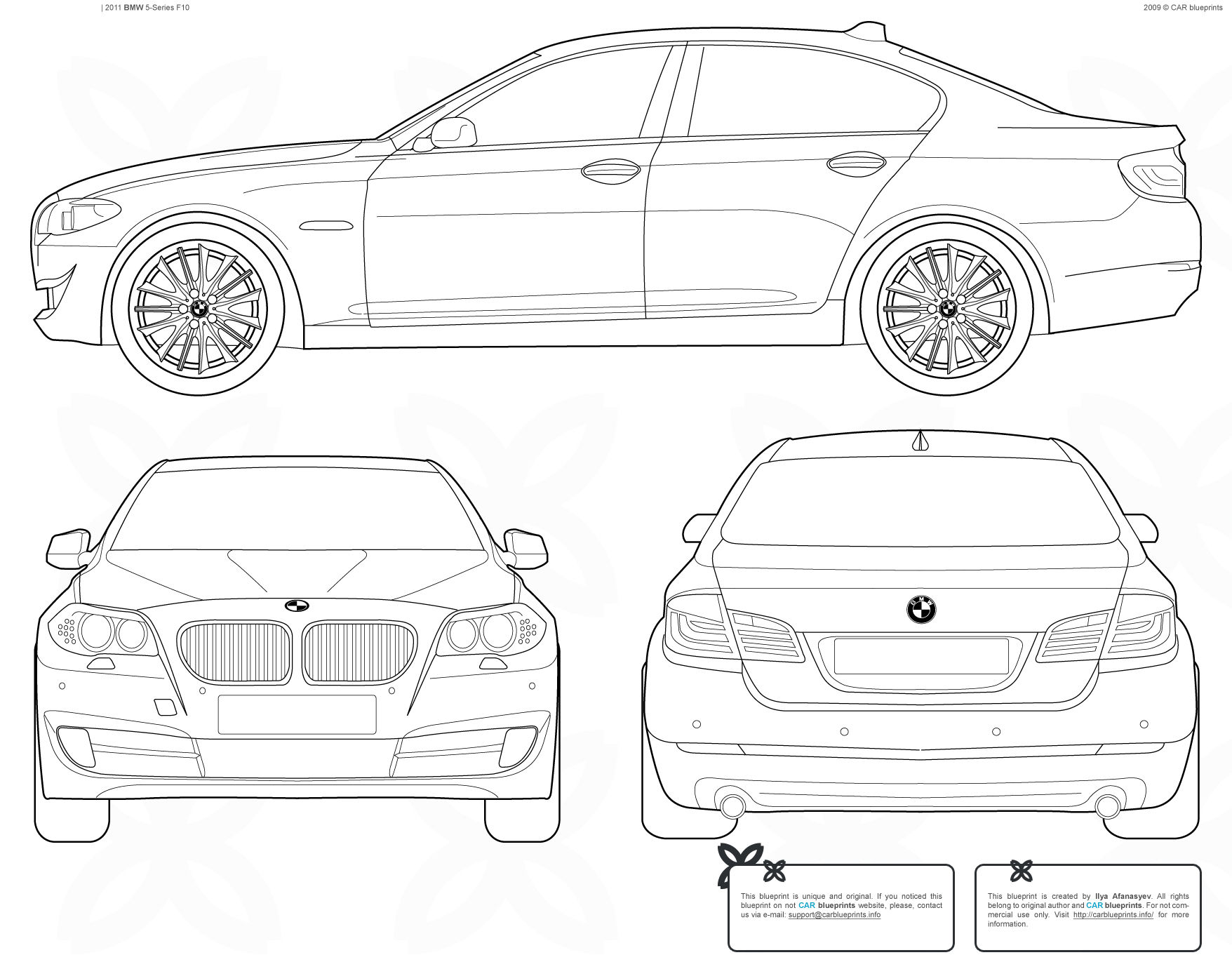 Wallpaper #d691b Exclusive Live Photos 2011 BMW 5 Series Lighting Front and Rear