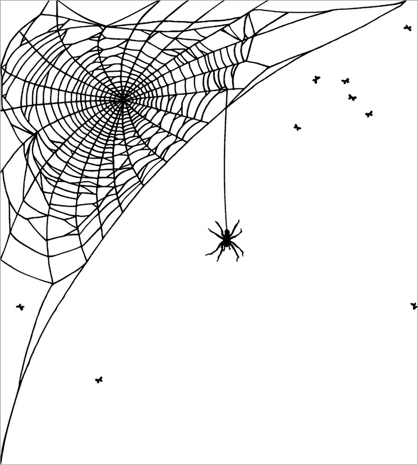 Wallpaper #sQMhZJMBpyOg8YnEWNZf64 Spider Web Duvet Cover Set with Pillow Shams Corner Net Bug Flies Print
