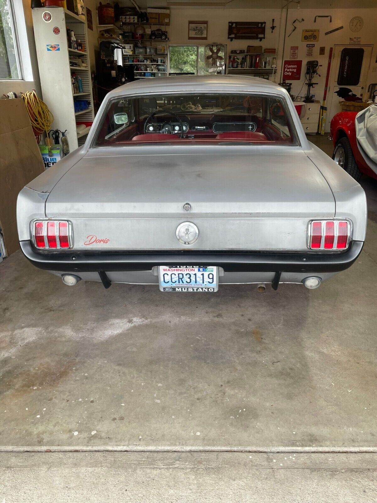 Wallpaper #6meo6pIBSpphPi3-rkdx9 1966 Mustang Coupe Rear View Barn Finds