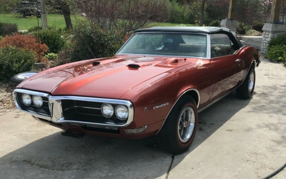 Wallpaper #KpyZ4pIBZHQxiYarYME582 Rare Leather Option 1968 Pontiac Firebird Convertible Barn Finds