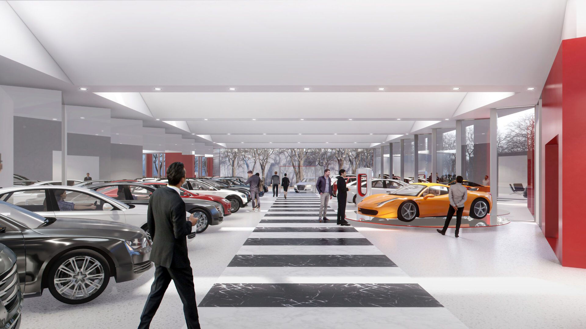 Wallpaper #JR3OK5MBlOZrFDOkKslm77 Hongmeng Car Showroom Loop Design Awards
