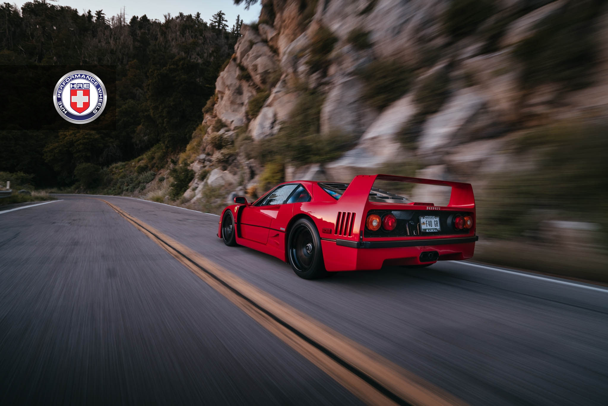Wallpaper #HXODgo4BFI5NbQksXhk-46 Ferrari F40 with Satin Black Hre Wheels Gtspirit