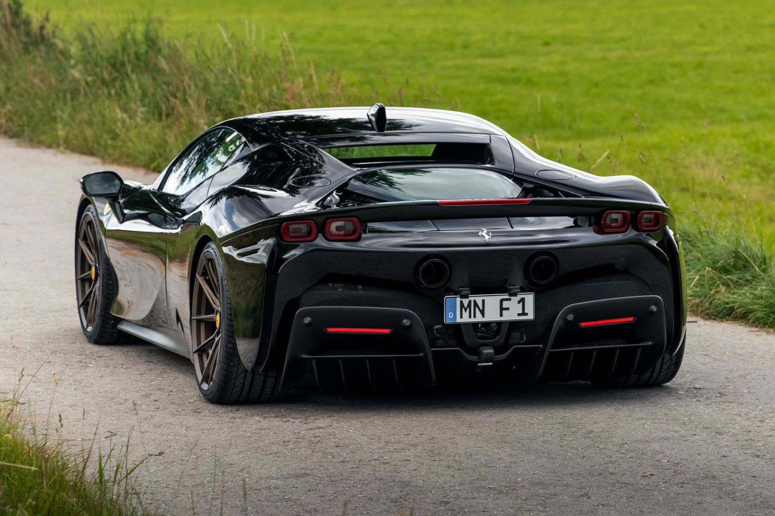 Wallpaper #sBX7t44BmMigT4Unl1QM33 Black Ferrari Sf90 Stradale Gets Novitec Treatment Gtspirit