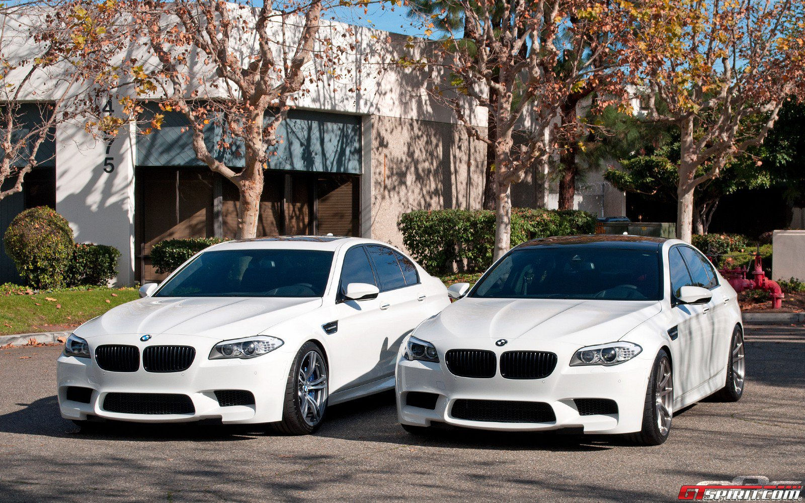Wallpaper #v3fdJpMB-pgBXx60JaPB11 Alpine White BMW F10m M5 Duo with Eisenmann Exhaust Gtspirit