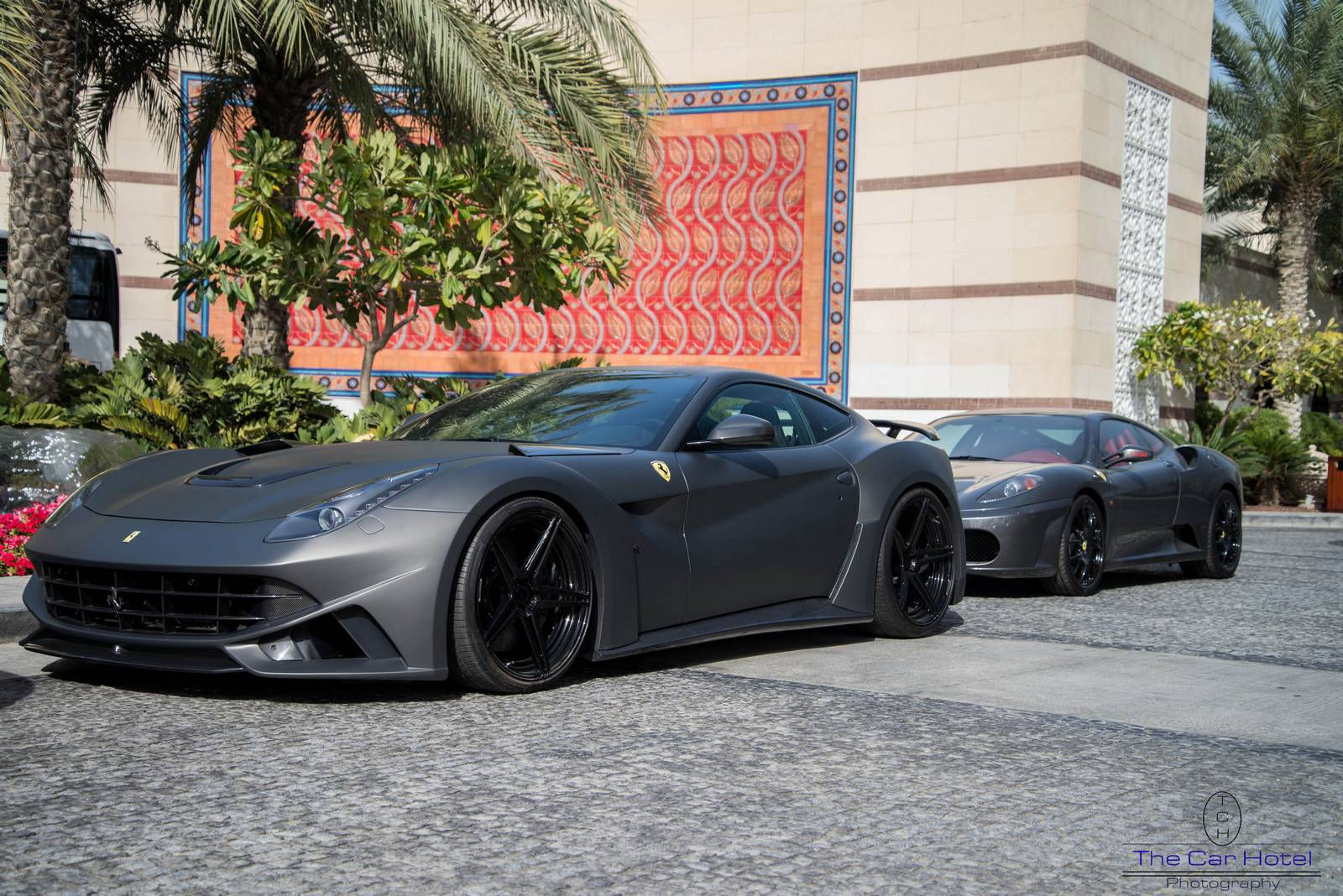 Wallpaper #g3cgJ5MB-pgBXx60fqSf144 Matte Grey Novitec N Largo Ferrari F12 in Dubai Gtspirit