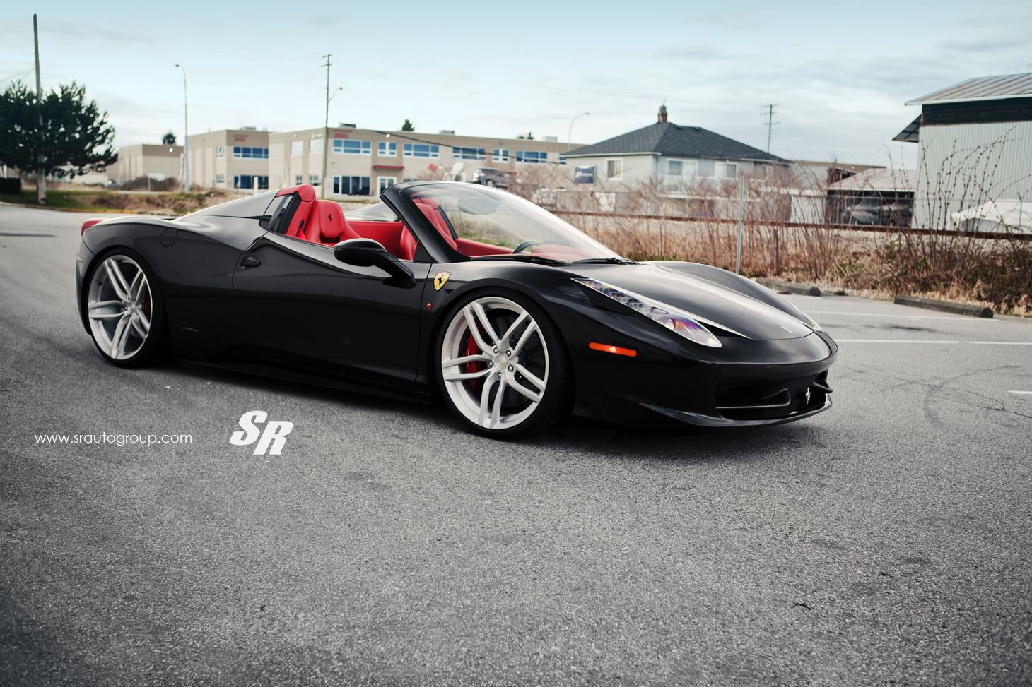 Wallpaper #iOo6U5MBlwTYPL183gpD62 Nero Daytona Ferrari 458 Spider with Pur Wheels by Sr Auto Gtspirit