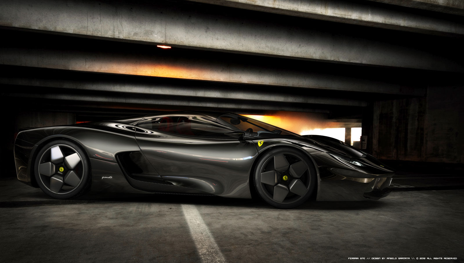 Wallpaper #h_8QaJMB3lSXT3zUBONt260 Render Ferrari Gte Concept by Angelo Granata Gtspirit