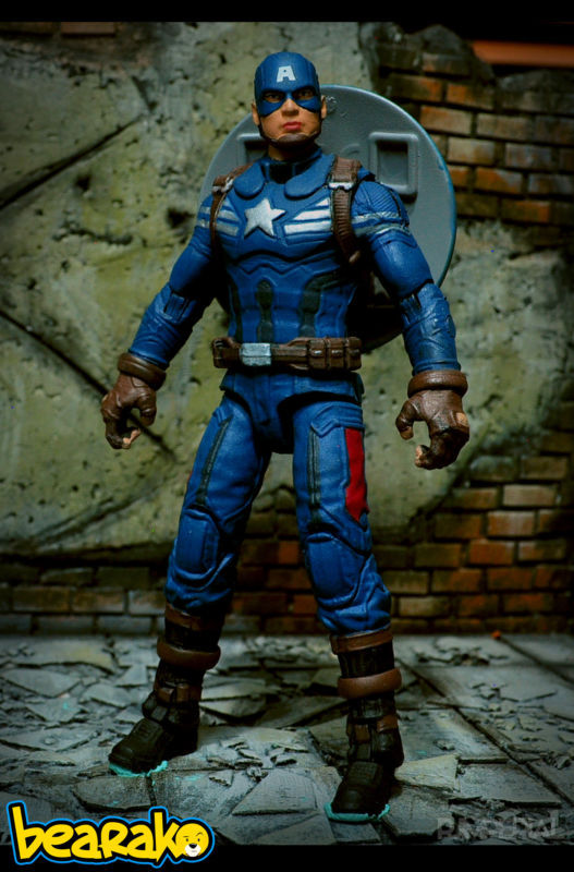 Wallpaper #8bjD15IBJvJKYCmEUeT-154 Stealth Suit Captain America V2 Marvel Universe Custom Action Figure
