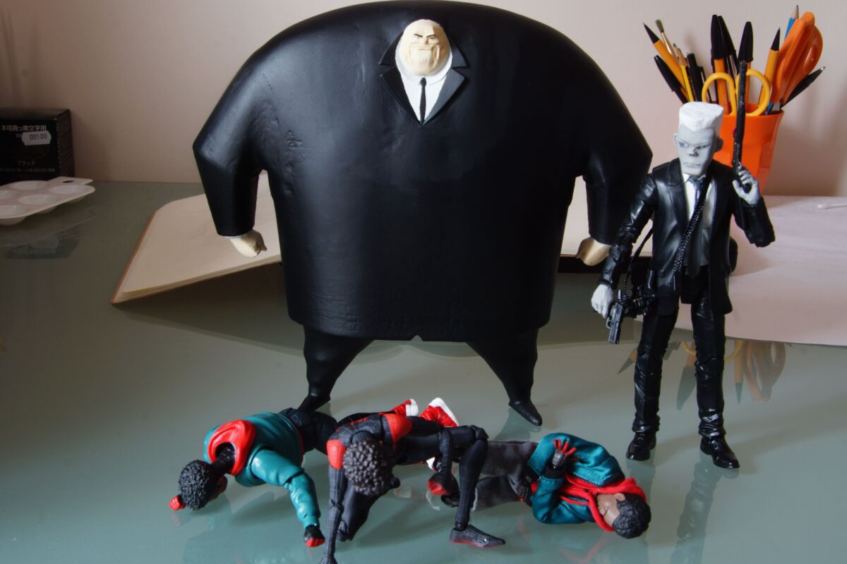 Wallpaper #Kbn23pIBJvJKYCmELggw85 Kingpin into the Spider Verse Statue Spider Man Custom Statue Bust