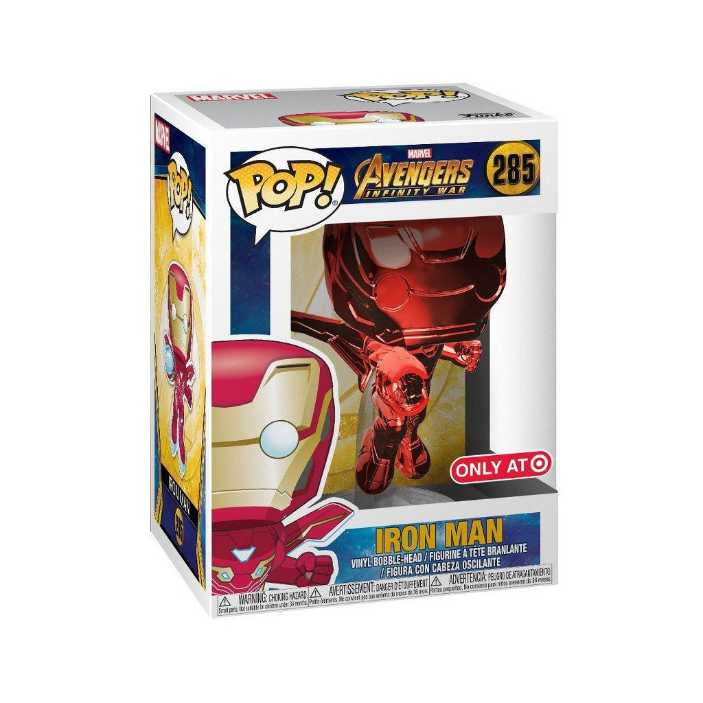 Wallpaper #72fr_JIBSpphPi3-o5lj334 Figurine Iron Man Rouge Chrome Avengers Infinity War Funko Pop