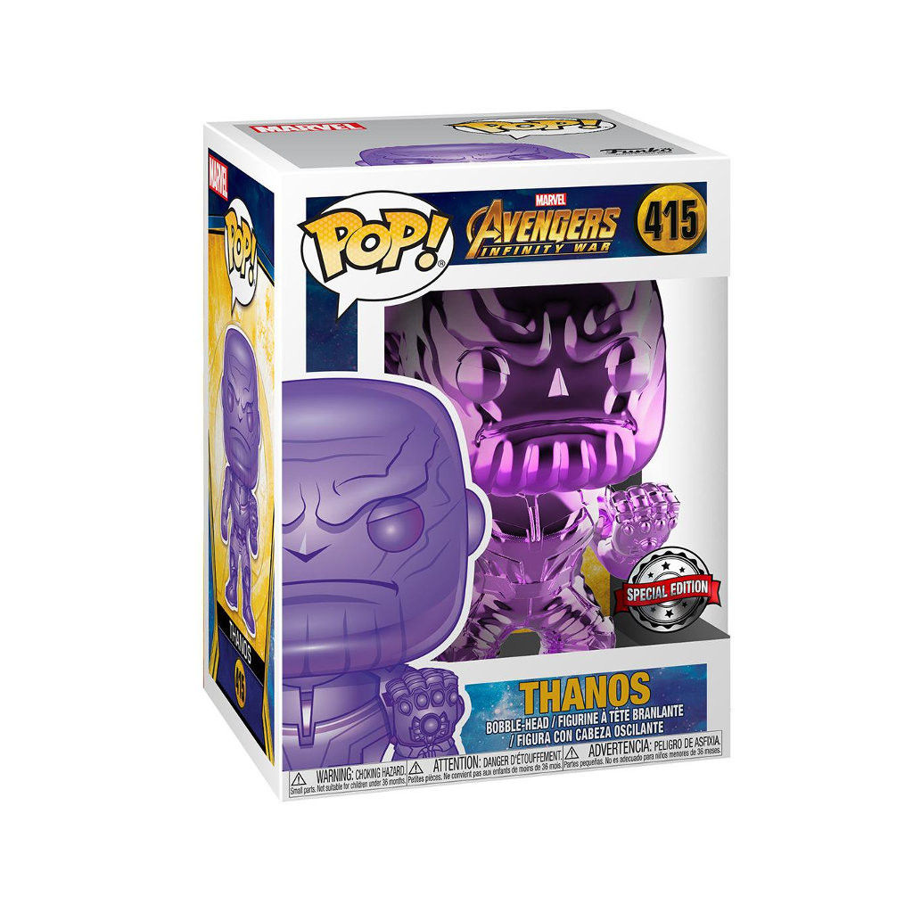 Wallpaper #72fr_JIBSpphPi3-o5lj135 Figurine Thanos Chrome Violet Avengers Infinity War Funko Pop