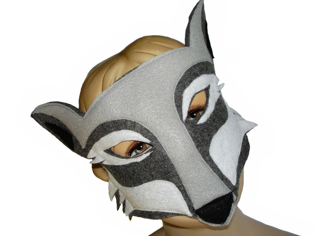 Wallpaper #32hUFJMBSpphPi3-iwOP170 Childrens Woodland Animal Wolf Felt Mask and Tail Set Magical Attic