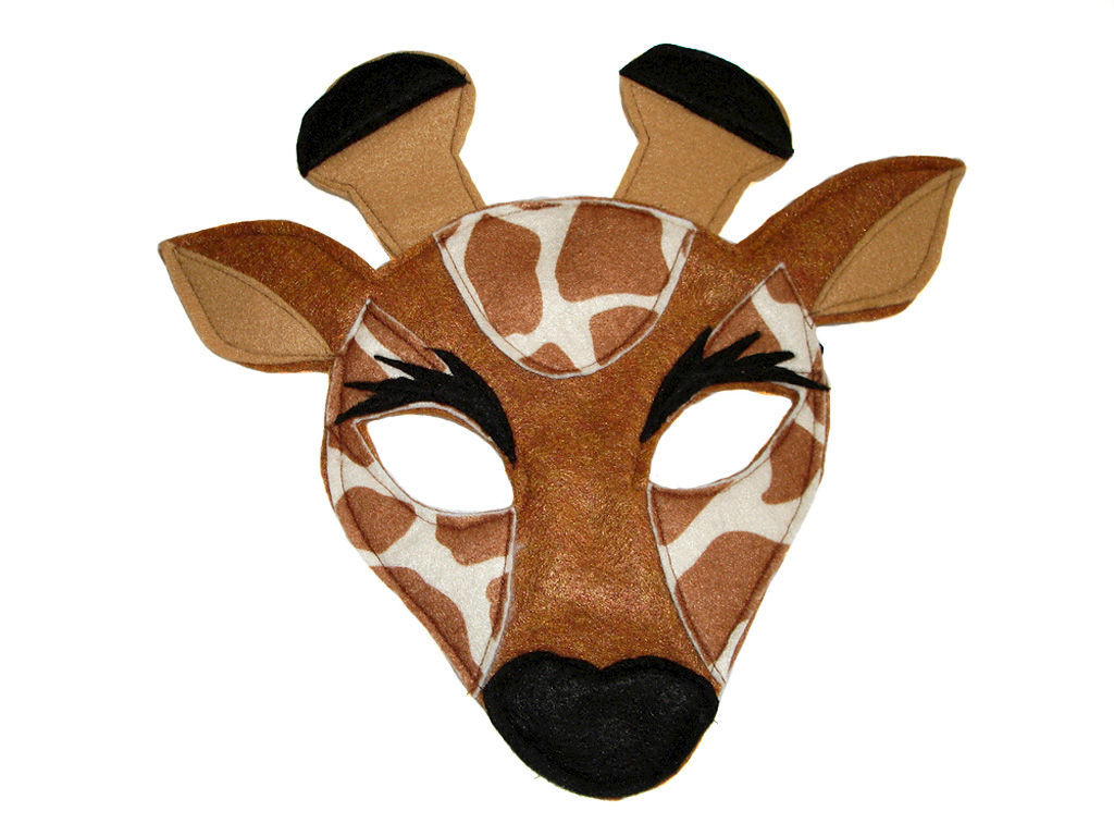 Wallpaper #32hUFJMBSpphPi3-iwOP122 Childrens Safari Animal Giraffe Felt Mask Magical Attic