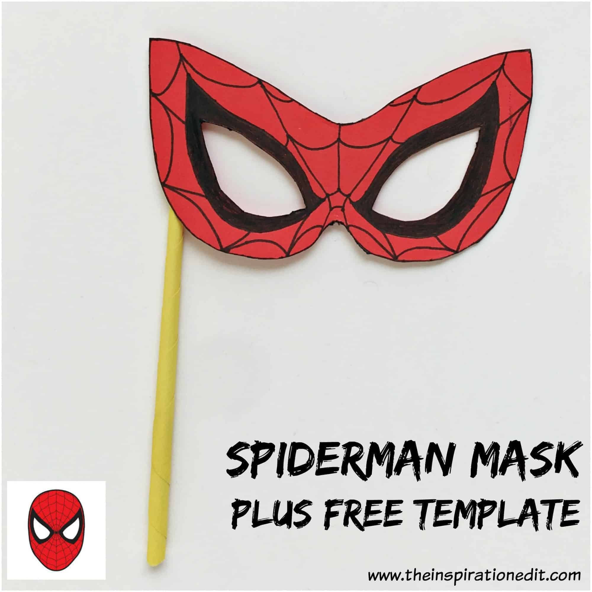 Wallpaper #DjHMNZMB5zzyi_yYhFjm44 Spiderman Mask with Free Template the Inspiration Edit