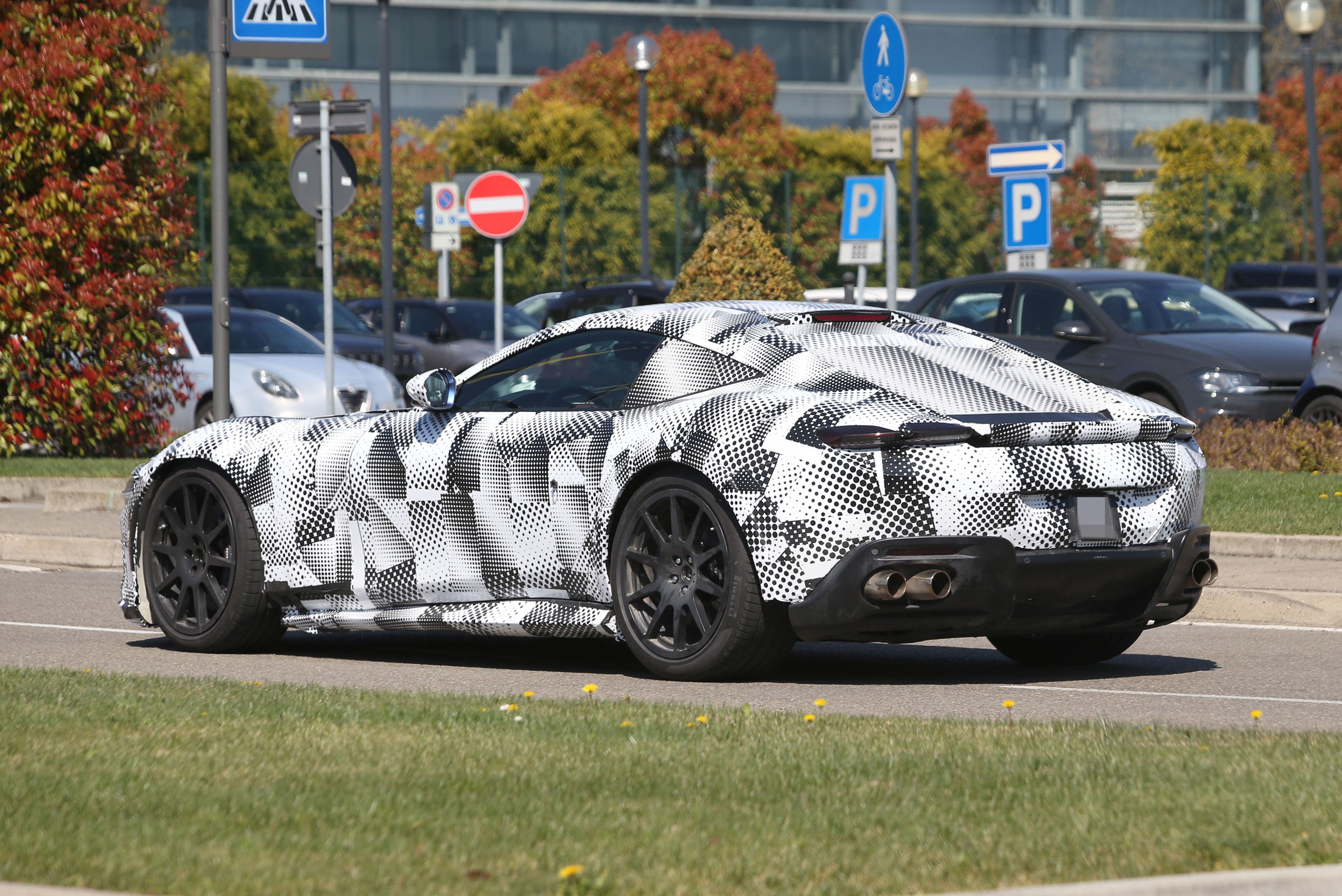 Wallpaper #nkXdjY4B7YBJg1BVn5x955 2024 Ferrari V12 GT Chassis Testing Mule Spied Testing in Maranello