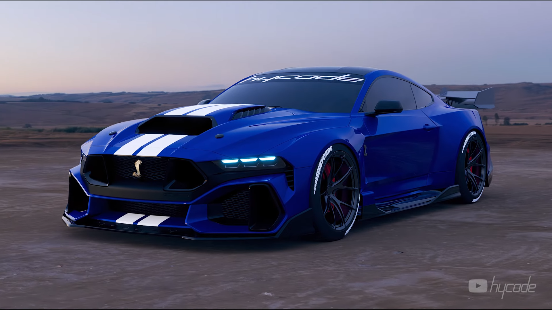 Wallpaper #SCwwSZMB0E1QgA7wuPIV387 Ford Mustang GT 2024 Custom Body Kit by Hycade Kob Med Levering