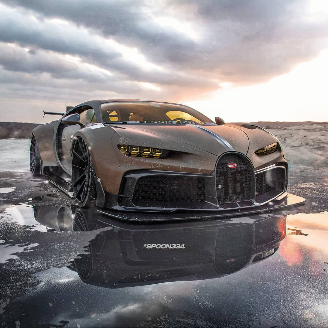 Wallpaper #LmhFGZMBSpphPi3-hRYl9 Bugatti Chiron Custom Body Kit by Spoon334 Buy with Delivery