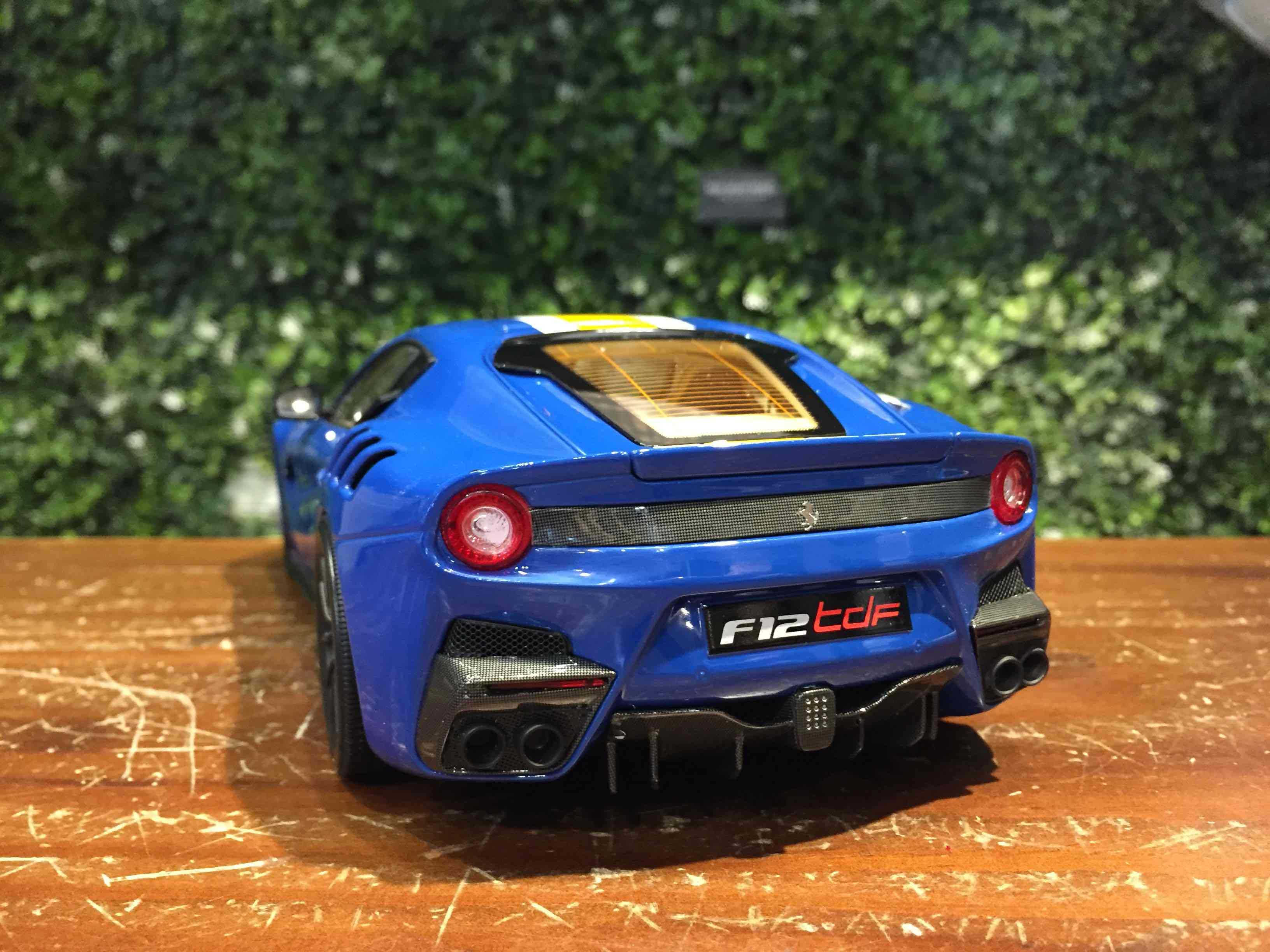Wallpaper #-yYXmJcBNyflpn9rtobr127 118 Bbr Ferrari F12 Tdf Azzurro Dino Bbr182100a1mgm Max Gear Model