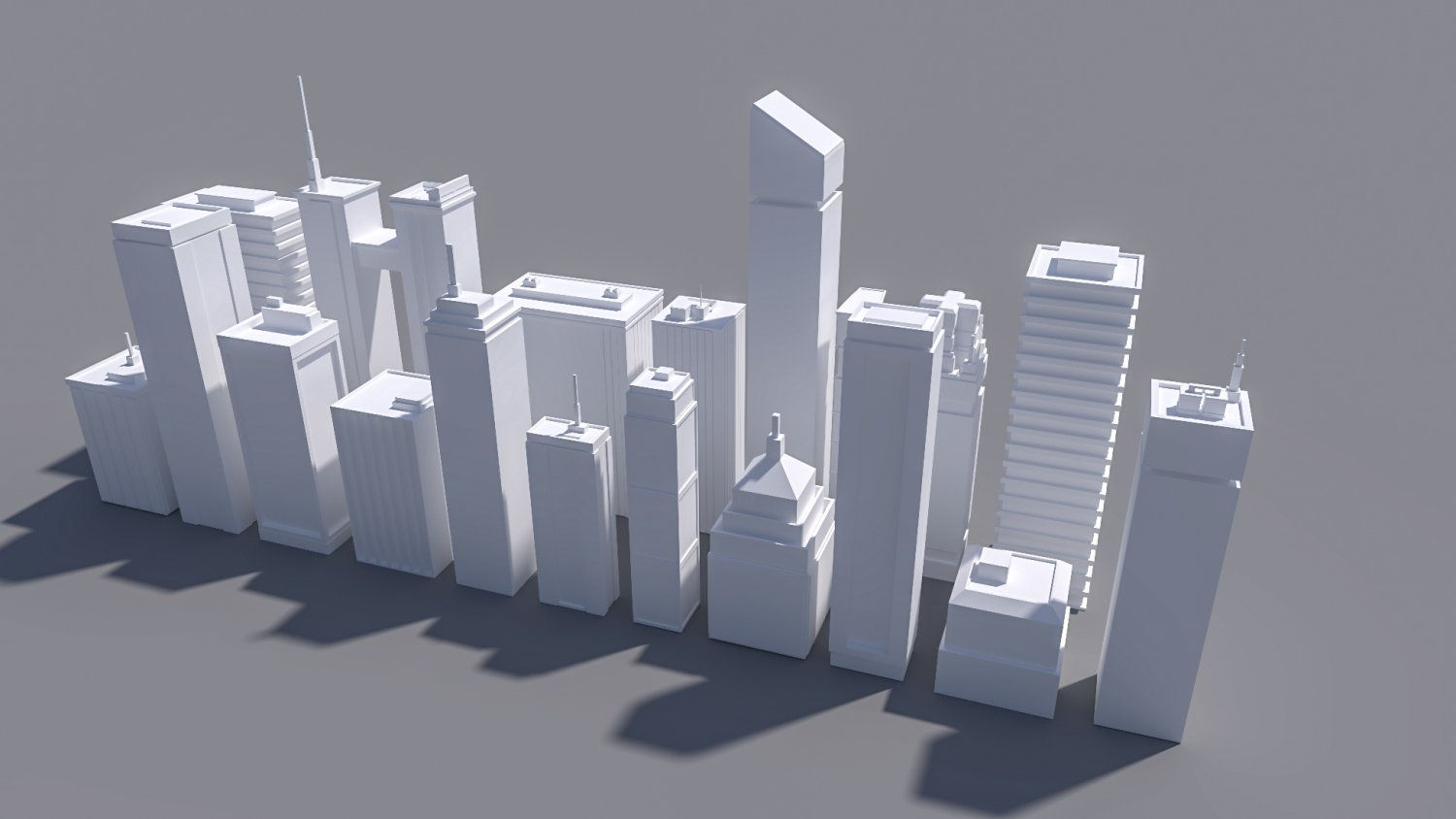 Wallpaper #sGf07JIBSpphPi3-g1XU279 Low Poly Scifi Skyscrapers Pack Low Poly Model 3D Lupongovph