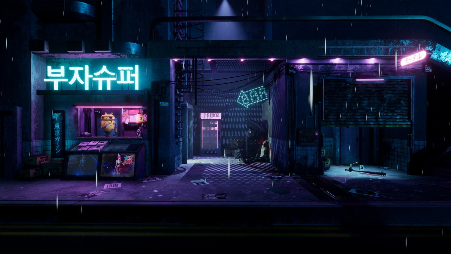 Wallpaper #nGgOHJMBSpphPi3-CSHM247 Cyberpunk Grunge Sci Fi Asset Pack Low Poly 3D Model in Oyun Assetleri