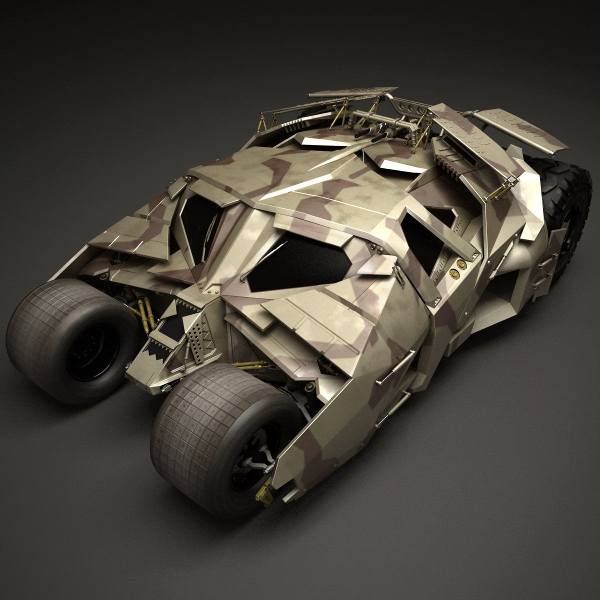 Wallpaper #t2h3FpMBSpphPi3-7QvA281 Batmobile Tumbler the Dark Knight 3D Model in Heavy Equipment 3dexport
