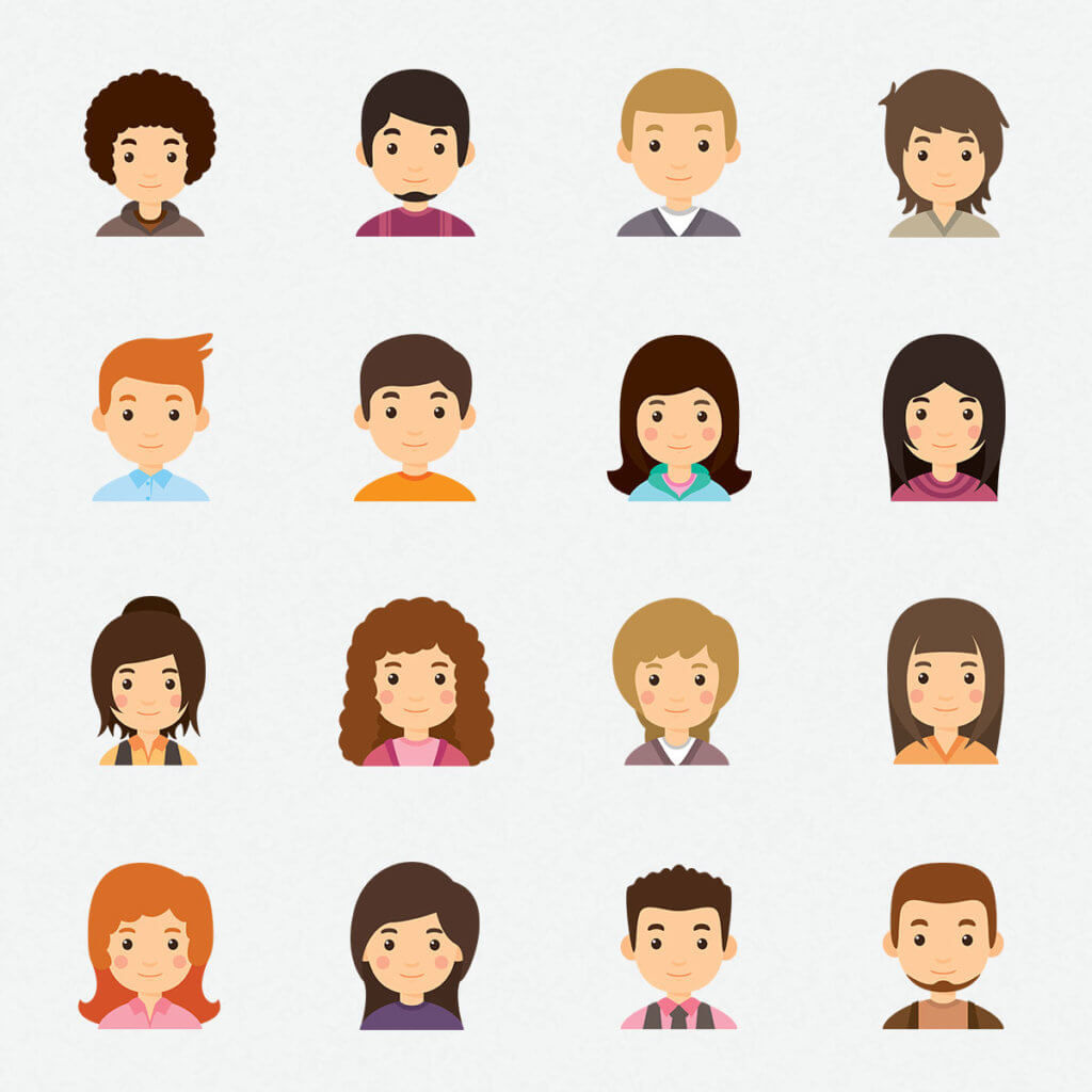 Wallpaper #z6X1NpMBVBiSkHCaJoqP323 Creating Beautiful Flat Avatar Icons in Adobe Illustrator