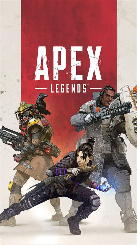 Wallpaper #YnP0fo4BFI5NbQksIxfN19 Apex Legends, a Battle Royale Game, Features a Variety of Characters with Unique Abilities Fighting in a Futuristic Setting