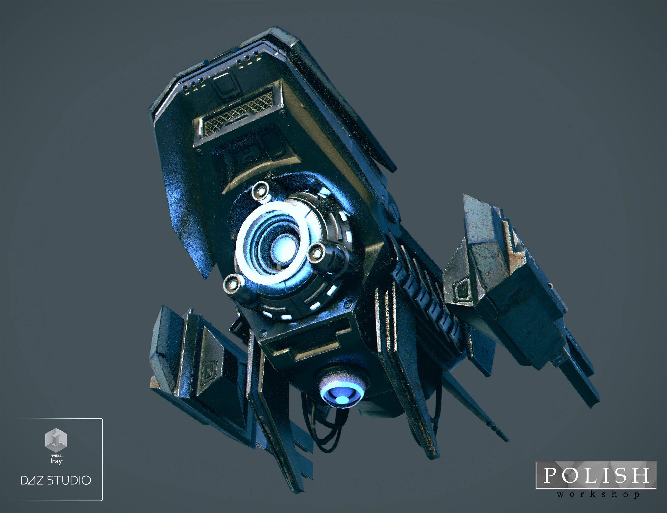 Wallpaper #9hnSAo8BtGB6xQ78zUox7 Cyberpunk Drone Daz 3D