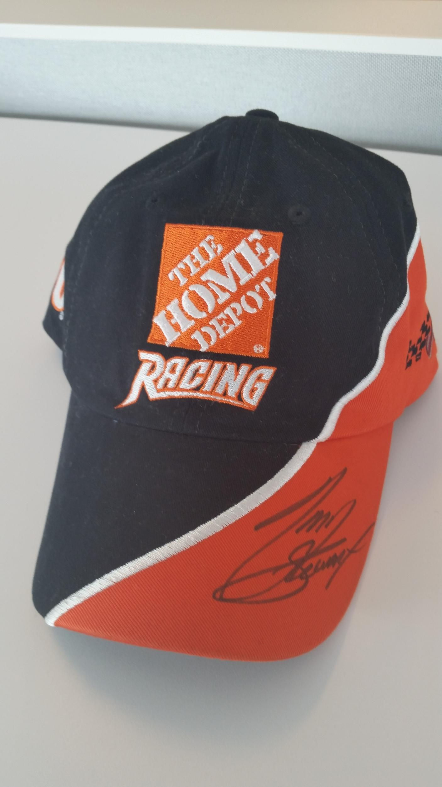 Wallpaper #PmfbDpMBSpphPi3-3OwJ125 Autographed Tony Stewart Home Depot Racing Hat eBay