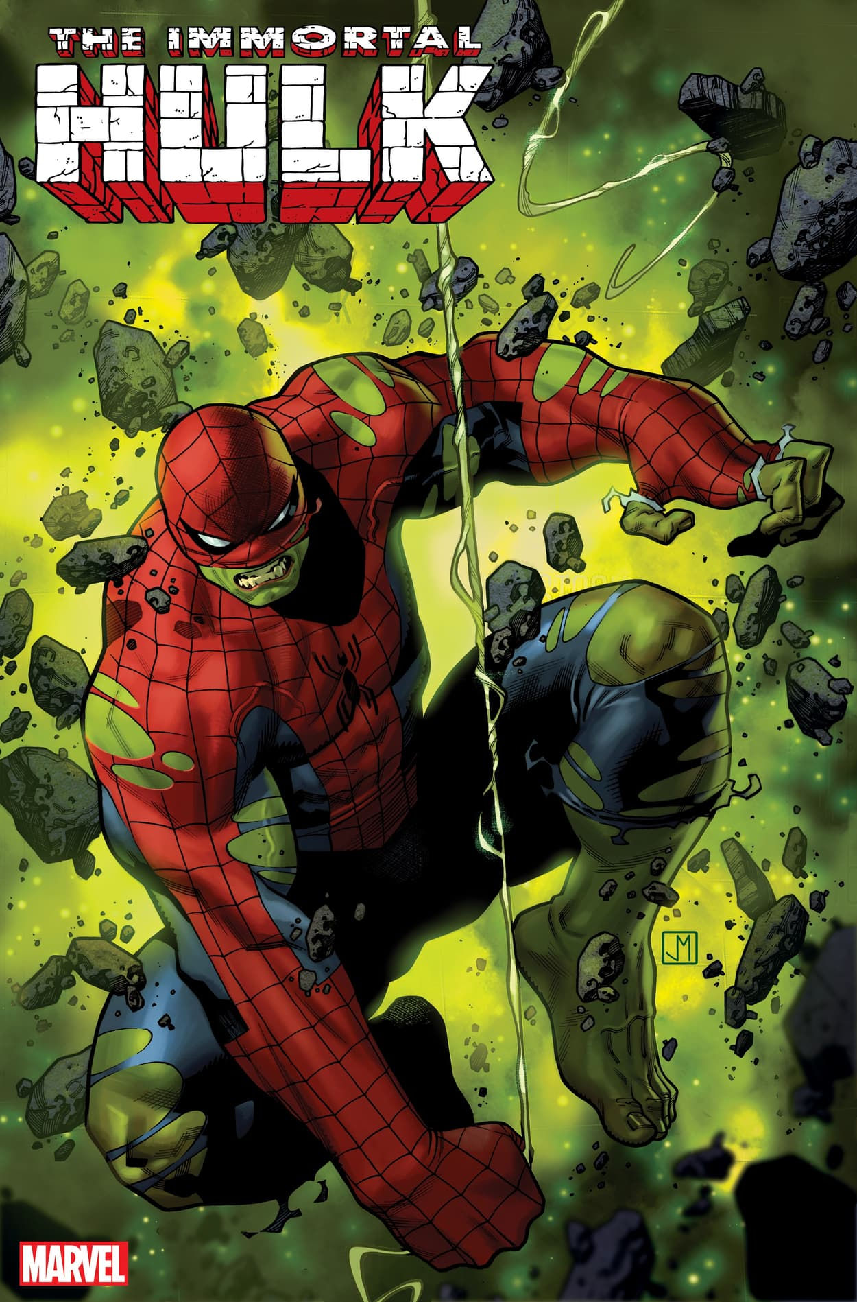 Wallpaper #lX0F9Y4Bnwiau_P6KBEk29 Spider Man Goes Green in Januarys Immortal Hulk Great Power 1 Marvel