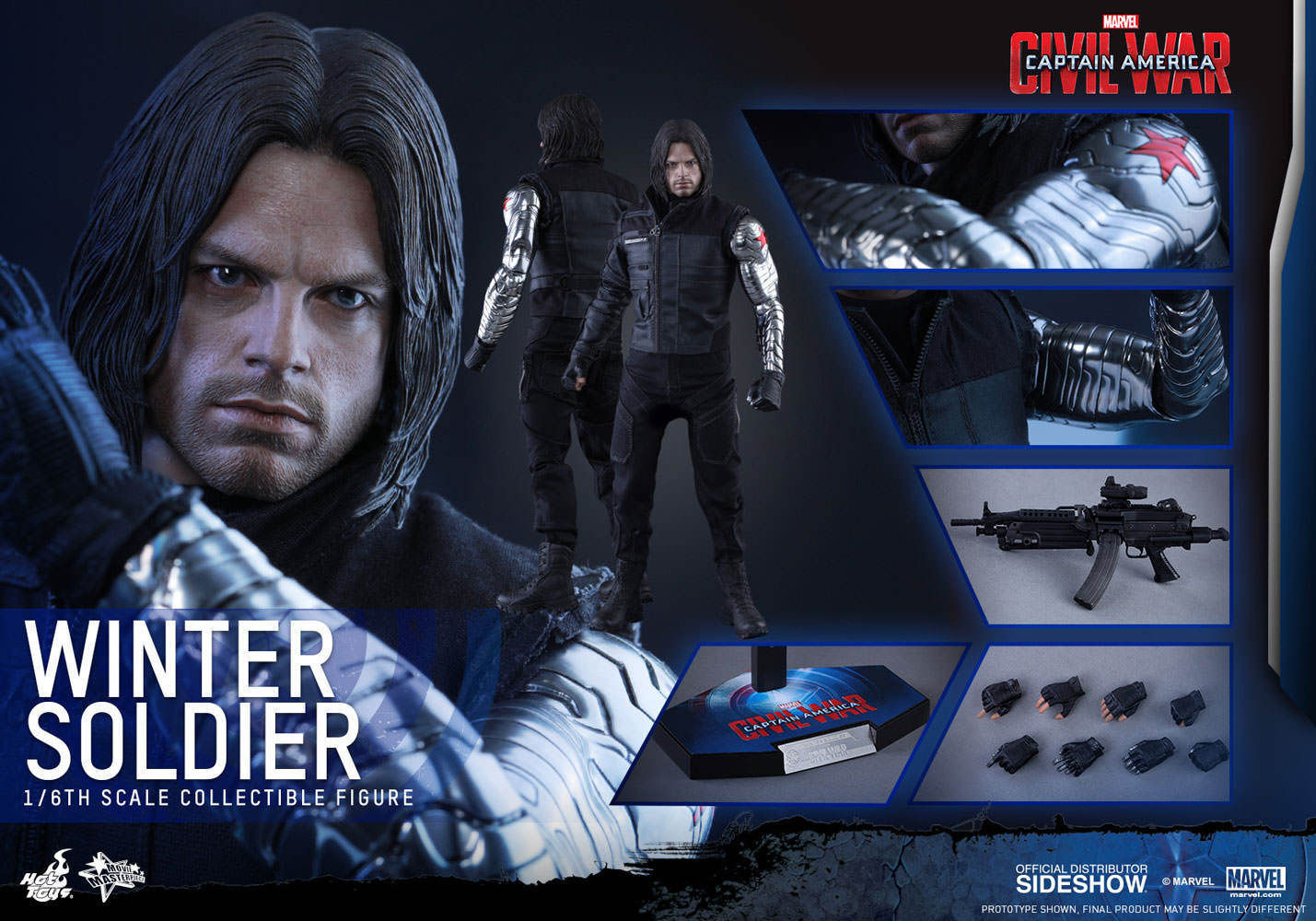 Wallpaper #sDGvNZMB5zzyi_yYAFdH334 16 Captain America Civil War Winter Soldier Masterpiece Hot Toys