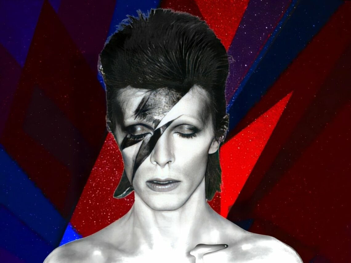 Wallpaper #7030a Aladdin Sane De David Bowie Cd Chez Libertemusic Ref123255141
