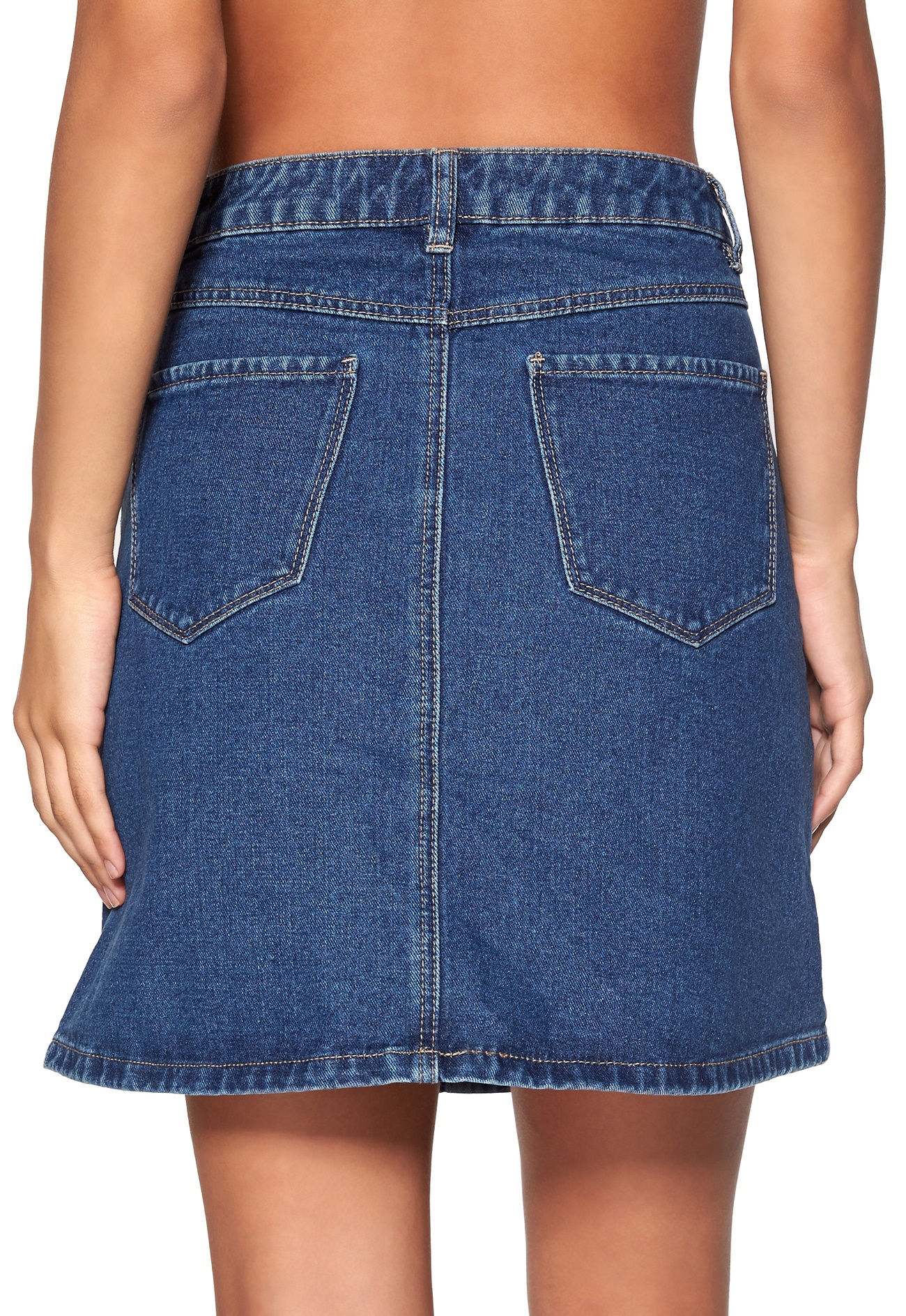 Wallpaper #1DADC Missguided Blue Authentic Vintage Superstretch Denim Mini Skirt Lyst