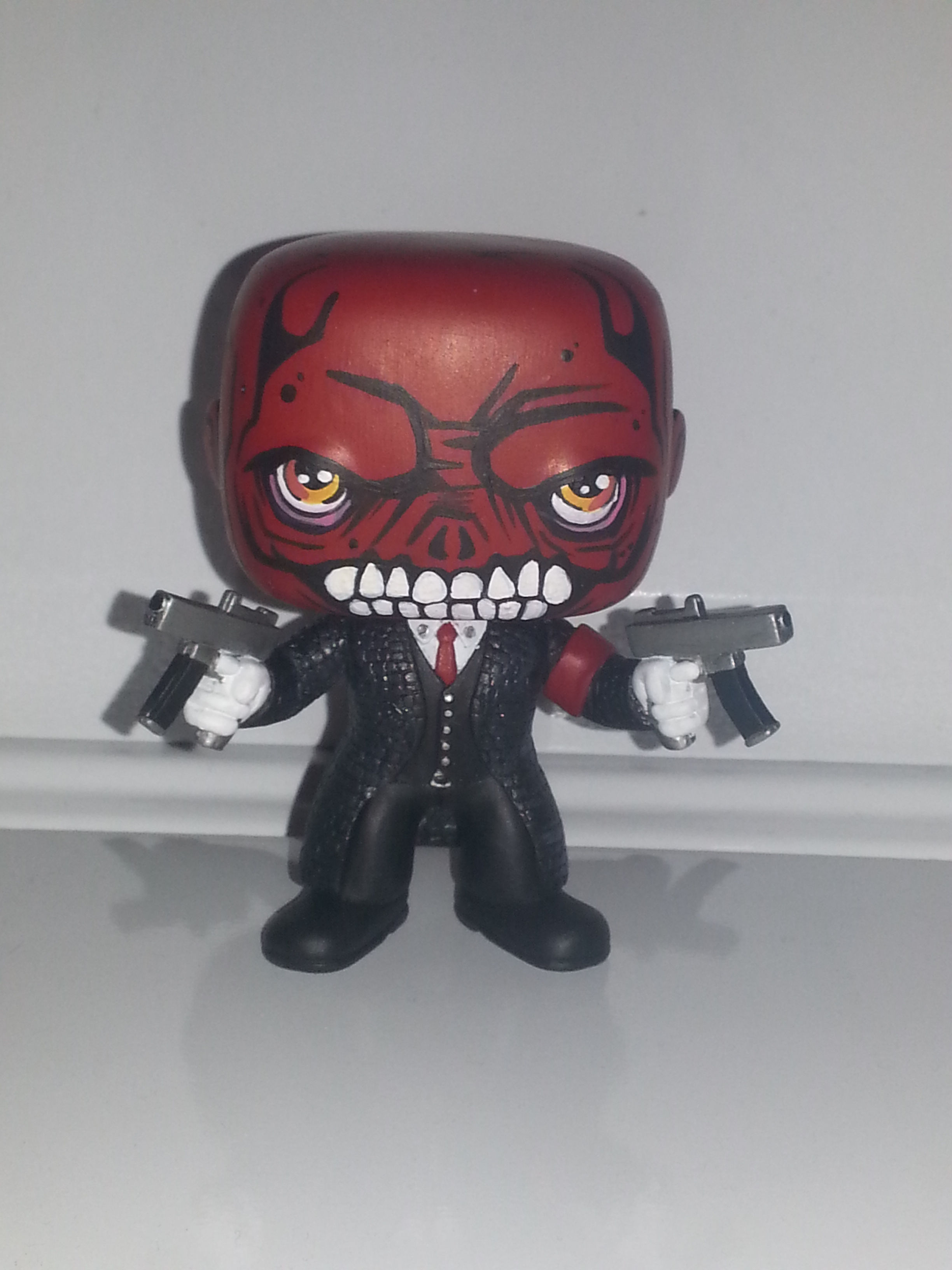 Wallpaper #26VxOJMBVBiSkHCaNo1f7 Custom Funko Pop Red Skull on Storenvy