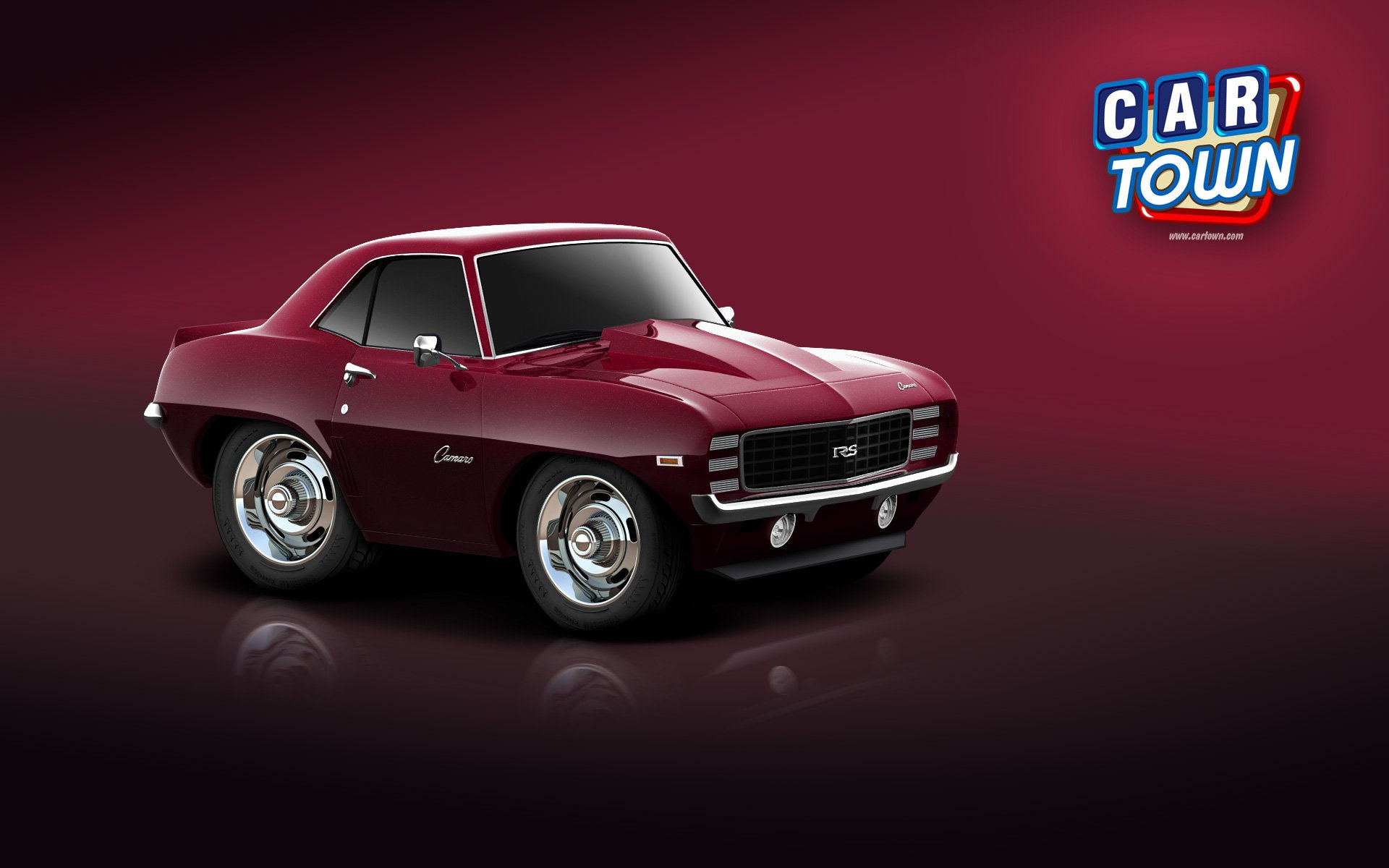Wallpaper #hP8ebJMB3lSXT3zUs-mg143 Car Town Red 69 Camaro by Moxxi