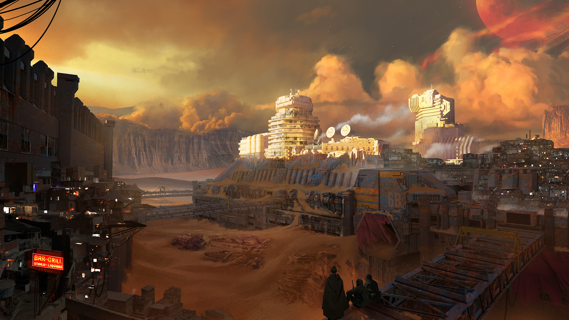 Wallpaper #Ln068o4Bnwiau_P6lQtW43 Sci Fi City HD Wallpaper by Alfven Ato