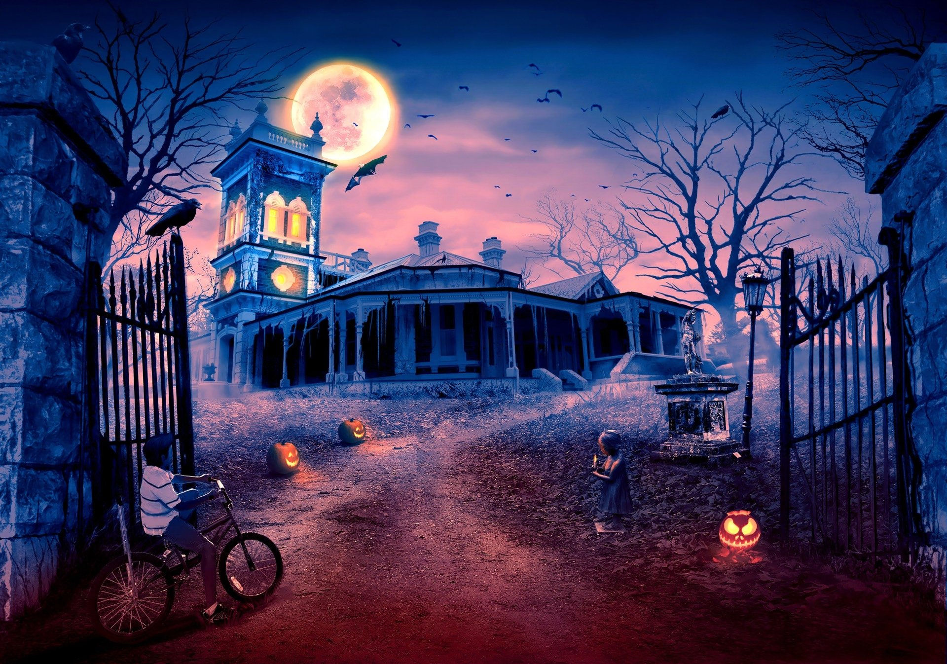 Wallpaper #3cf96 Haunted House Props 2024 Turn Your Home into a Haunt with Halloween