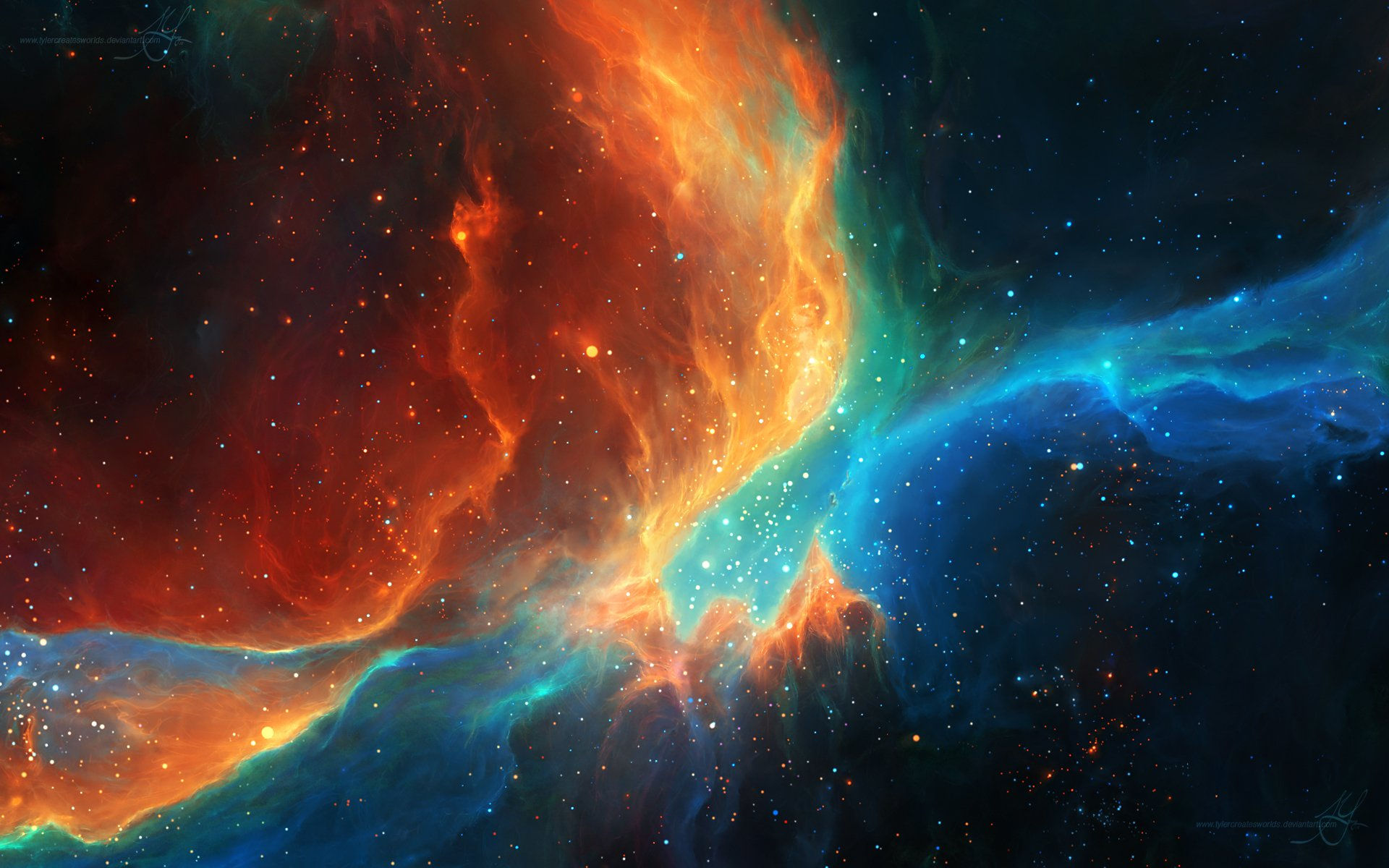 Wallpaper #RmfsAJMBSpphPi3-aah433 HD Sci Fi Nebula Cosmos Wallpaper by Tyler Young