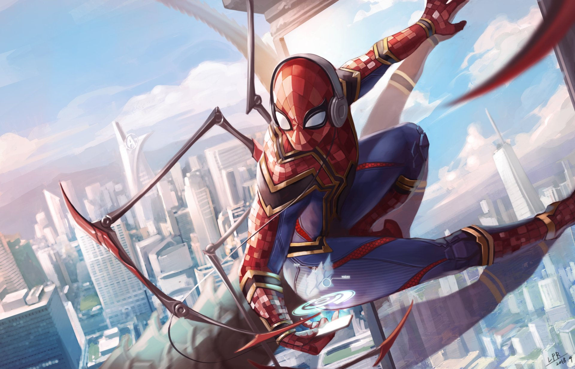 Wallpaper #T2dJDZMBSpphPi3-KuT-66 Download Iron Spider Comic Spider Man 4K Ultra HD Wallpaper by Pu Reum Lee