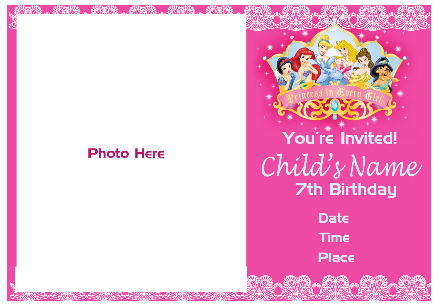 Wallpaper #MGirGpMBSpphPi3-mR1G138 25 of the Best Ideas for 7th Birthday Invitation Wording Home Family